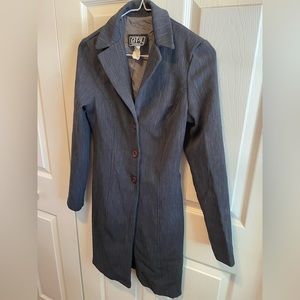 City Triangles Long Dress Length Blazer Juniors Size 3  Made in USA vintage